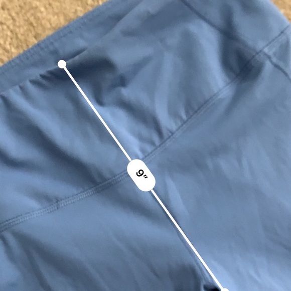 Yogalicious light blue soft athletic leggings - Picture 4 of 6